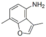 4-Benzofuranamine,  3,7-dimethyl- 化学構造式