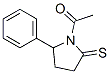 2-Pyrrolidinethione,  1-acetyl-5-phenyl-  (9CI) 结构式