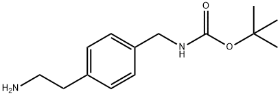 4-BOC-AMINOMETHYLPHENETHYLAMINE Structure