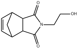4-(2-Hydroxyethyl)-4-azatricyclo-[5.2.1.06]dec-8-ene-3,5-dione Struktur