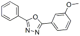 2-(3-甲氧基苯基)-5-苯基-1,3,4-恶二唑 结构式