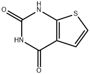2,4-二羟基噻吩[2,3-D]嘧啶, 18740-38-0, 结构式