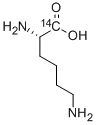 L-LYSINE, [14C(U)]- 化学構造式