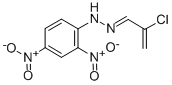 2-Chloropropenal 2,4-dinitrophenylhydrazone 结构式