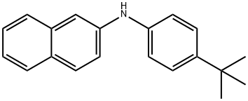 N-(4-tert-Butylphenyl)-2-naphthylamine 化学構造式