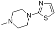 Piperazine, 1-methyl-4-(2-thiazolyl)- (9CI) Structure