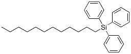 ドデシルトリフェニルシラン 化学構造式