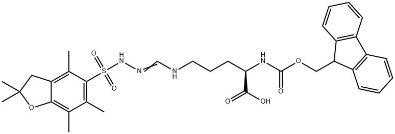 Nα-[(9H-フルオレン-9-イルメトキシ)カルボニル]-Nω-(2,2,4,6,7-ペンタメチルジヒドロベンゾフラン-5-スルホニル)-D-アルギニン