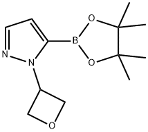 1-(3-氧杂环丁基)-1H-吡唑-5-硼酸频哪醇酯, 1876473-44-7, 结构式