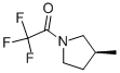 Pyrrolidine, 3-methyl-1-(trifluoroacetyl)-, (S)- (9CI) 化学構造式