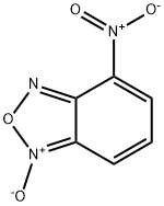 4-ニトロベンゾフラザン1-オキシド 化学構造式