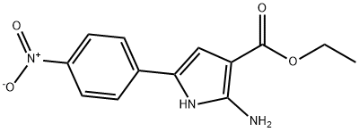 1H-Pyrrole-3-carboxylic acid, 2-aMino-5-(4-nitrophenyl)-, ethyl ester|2-氨基-5-(4-硝基苯基)-1H-吡咯-3-甲酸乙酯