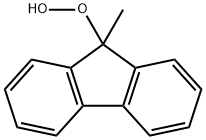 9-hydroperoxy-9-methylfluorene 化学構造式