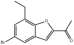 1-(5-bromo-7-ethyl-2-benzofuryl)ethan-1-one