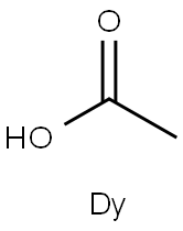 DYSPROSIUM ACETATE Structure