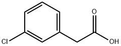 3-Chlorophenylacetic acid Struktur