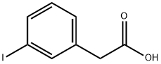 3-Iodophenylacetic acid Struktur