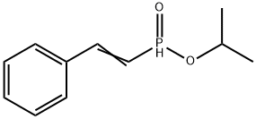 スチリルホスフィン酸イソプロピル 化学構造式