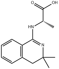 L-Alanine, N-(3,4-dihydro-3,3-dimethyl-1-isoquinolinyl)- Struktur