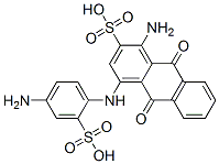 18791-01-0 1-amino-4-(4-amino-2-sulphoanilino)-9,10-dihydro-9,10-dioxoanthracene-2-sulphonic acid