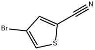 4-ブロモ-2-シアノチオフェン 化学構造式