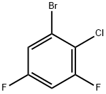 1-溴-2-氯-3,5-二氟苯, 187929-82-4, 结构式