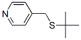 Pyridine, 4-[(tert-butylthio)methyl]- Structure