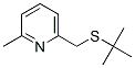 2-Methyl-6-(tert-butylthiomethyl)pyridine Structure