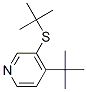 4-tert-Butyl-3-(tert-butylthio)pyridine Structure
