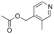 3-Methyl-4-pyridinemethanol acetate,18794-49-5,结构式