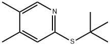 2-tert-Butylthio-4,5-dimethylpyridine,18794-51-9,结构式