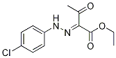 Butanoic acid, 2-[2-(4-chlorophenyl)hydrazinylidene]-3-oxo-, ethyl ester Structure