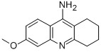 9-Acridinamine, 1,2,3,4-tetrahydro-6-methoxy- Struktur