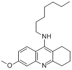 9-Acridinamine, 1,2,3,4-tetrahydro-N-heptyl-6-methoxy- Struktur
