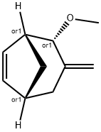 Bicyclo[3.2.1]oct-6-ene, 2-methoxy-3-methylene-, endo- (9CI) Structure