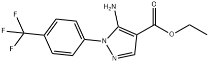 5-AMINO-1-[4-(FLUOROMETHYL)PHENYL]-1H-PYRAZOLE-4-CARBOXYLIC ACID ETHYL ESTER Structure