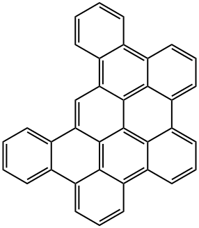 1.2,3.4,5.6,10.11-テトラベンズアントアントレン 化学構造式