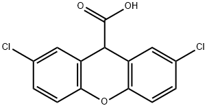 2,7-dichloroxanthene-9-carboxylic acid Structure