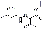 Butanoic acid, 2-[2-(3-Methylphenyl)hydrazinylidene]-3-oxo-, ethyl ester,18804-76-7,结构式