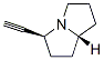 1H-Pyrrolizine, 3-ethynylhexahydro-, (3S,7aR)- (9CI) Struktur