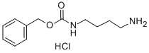 N-カルボベンゾキシ-1,4-ジアミノブタン 塩酸塩 化学構造式