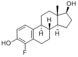 4-fluoroestradiol 结构式