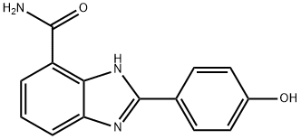 1H-Benzimidazole-7-carboxamide,2-(4-hydroxyphenyl)- Struktur