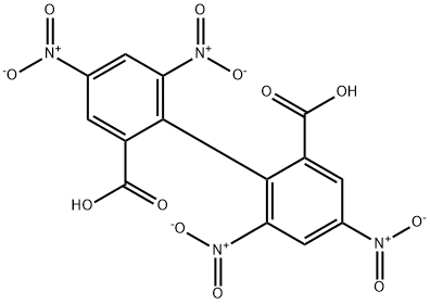 4,4',6,6'-Tetranitrodiphenic acid Struktur