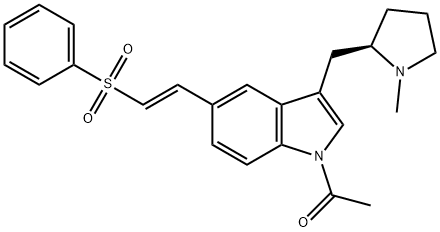 1-acetyl-3-[((2r)-1-methylpyrrolidin-2-yl)methyl]-5-[(e)-2-(phenylsulfonyl)vinyl]indole
