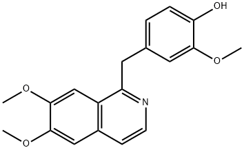 4'-hydroxypapaverine Struktur