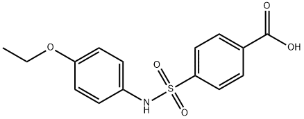 4-[(4-乙氧基苯基)氨磺酰基]苯甲酸, 18813-87-1, 结构式