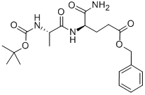 BOC-ALA-D-GLU(OBZL)-NH2 化学構造式