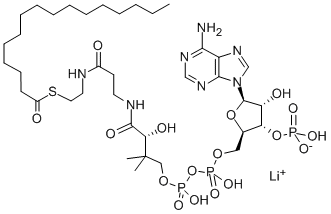 聚乙烯靛辅酶A锂盐, 188174-64-3, 结构式