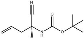 188183-42-8 Carbamic acid, (1-cyano-1-methyl-3-butenyl)-, 1,1-dimethylethyl ester, (S)-